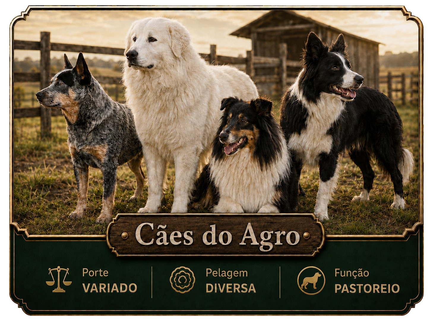 C&atilde;es do Agro